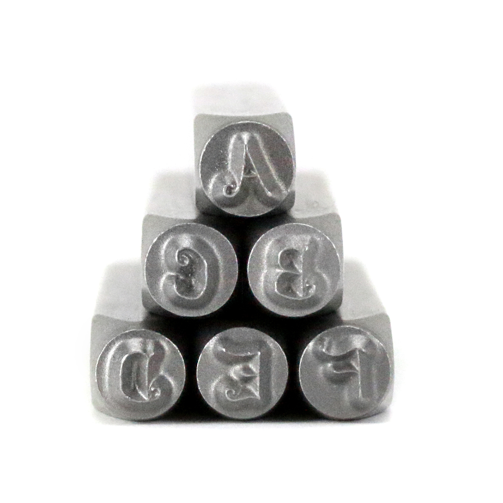 Metal Stamping Tools Beaducation Kismet Uppercase Letter Stamp Set 1/8" (3.2mm)